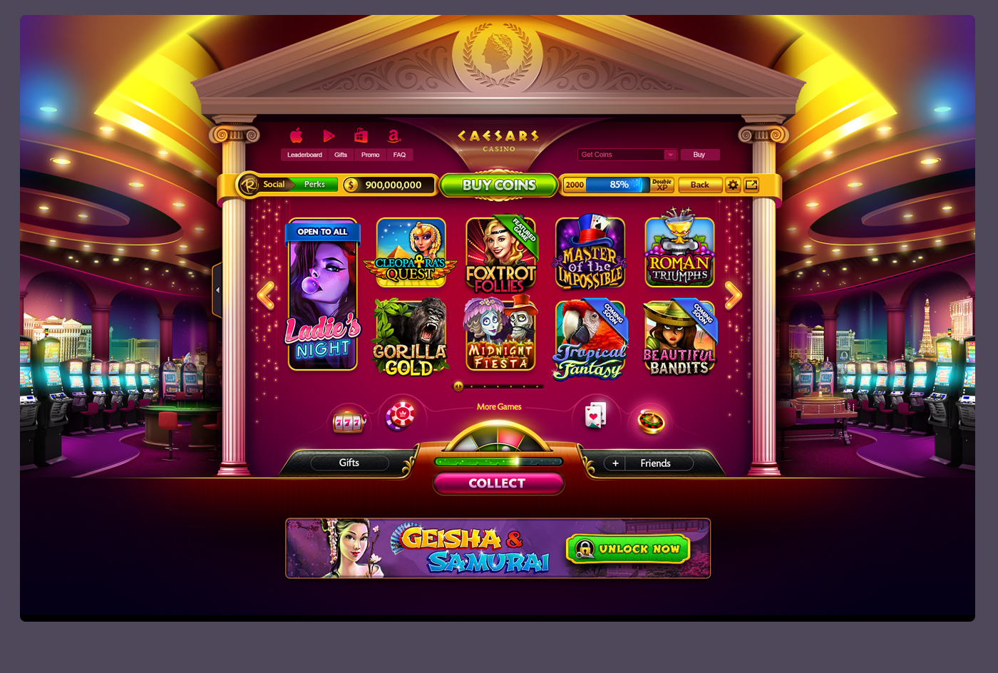 casino Jili game lobby after a successful sign in