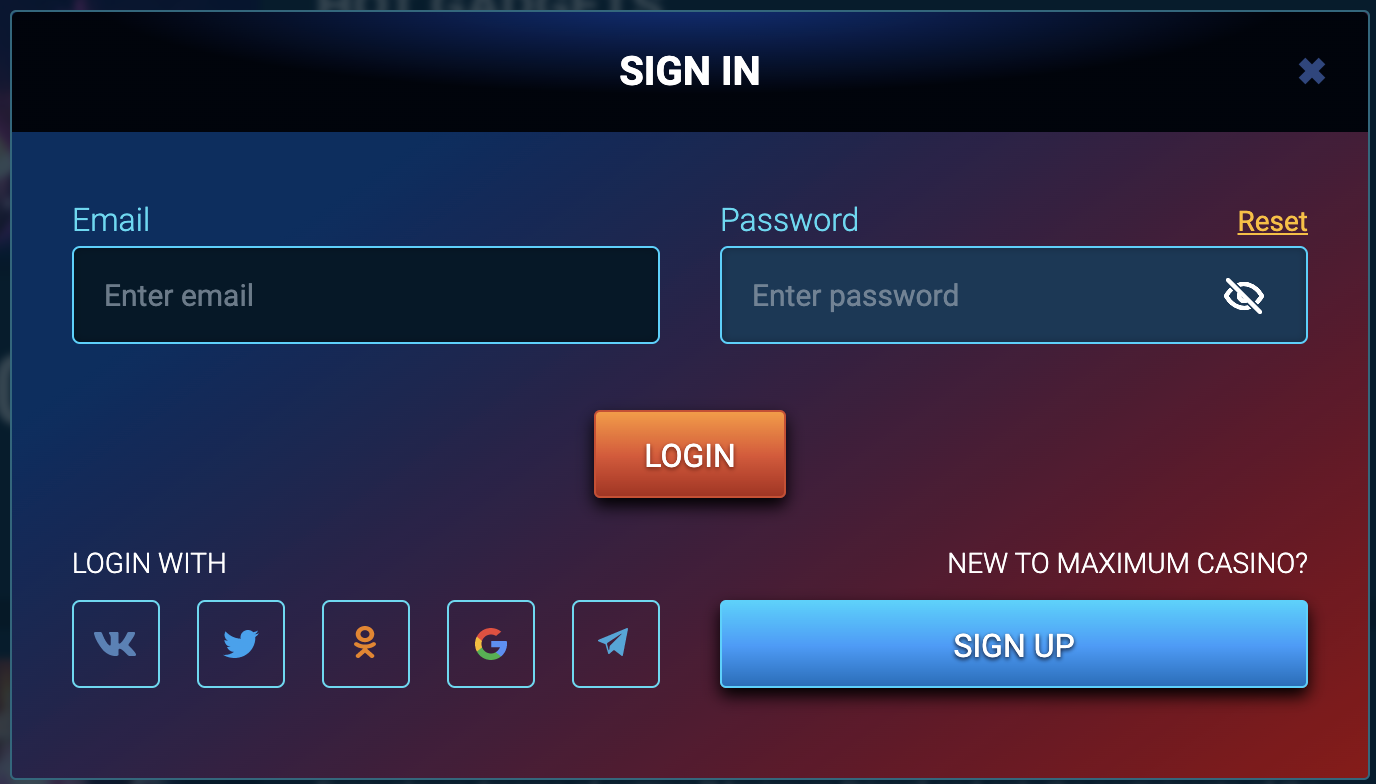 casino sign in screen with Jili account access panel